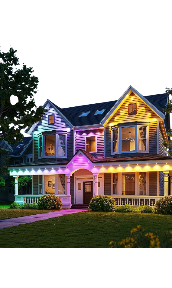RGBIC Outdoor Lights with 16 Million Colors and 100 Scene Modes by Govee