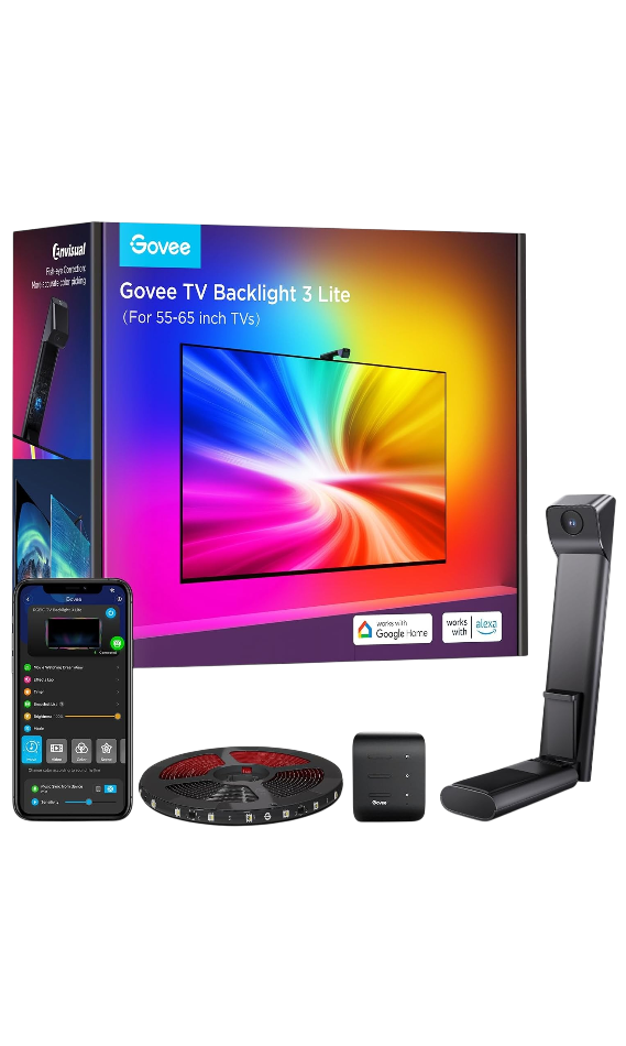 Govee TV Backlight 3 Lite with Fish-Eye Correction Function